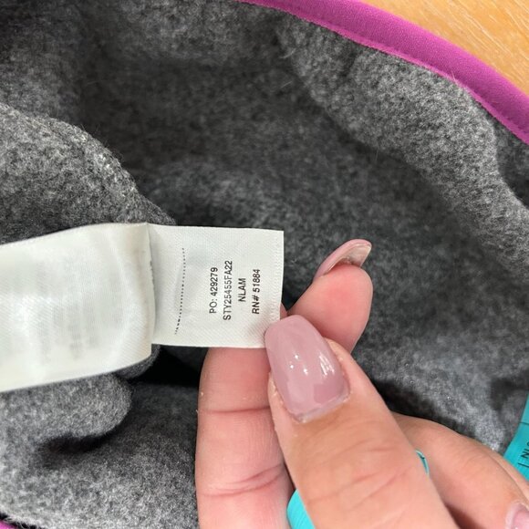 Patagonia Synchilla Snap-T Fleece Pullover Womens Small Gray Purple STY 25422 - Picture 10 of 10